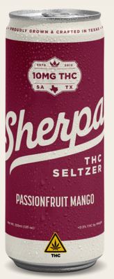 Sherpa Passionfruit Mango Seltzer | 10mg D9