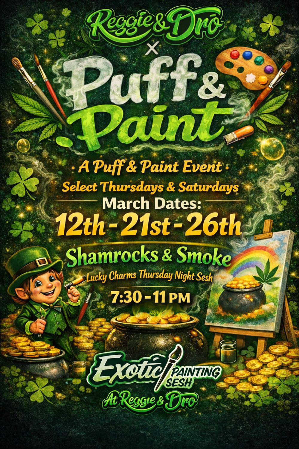 Spring "Puff &amp; Paint" Parties