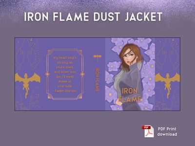 Iron Flame Dust Jacket - Digital Product Only