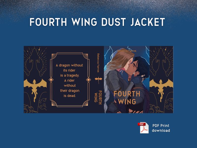 Fourth Wing Dust Jacket
