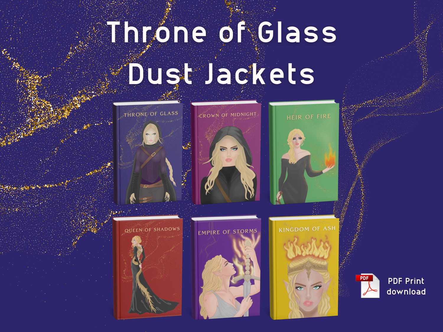 Throne of Glass Dust Jackets