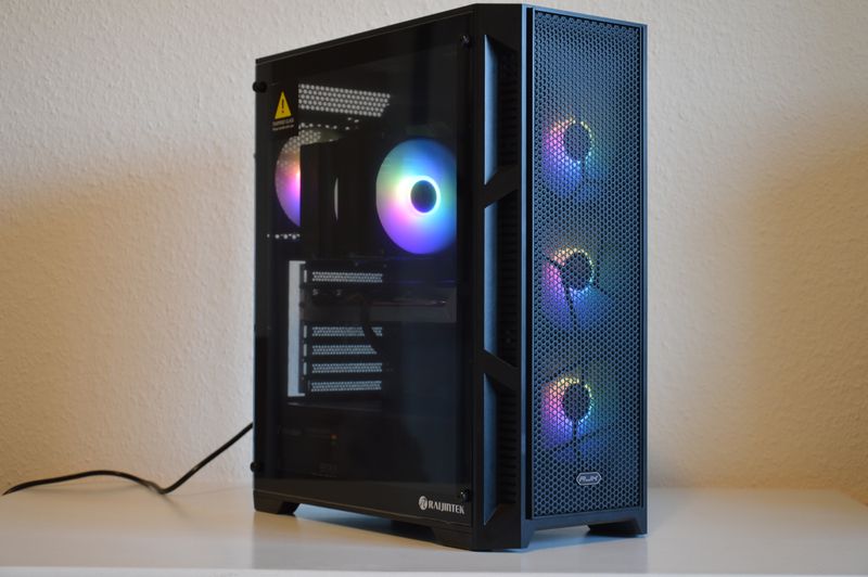 Gaming PC - Level 2 Plus - AMD 5700X & RX 9060 XT 16GB, 2TB SSD, 32GB RAM und WIFI