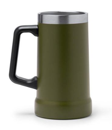 Bierkrug aus Edelstahl