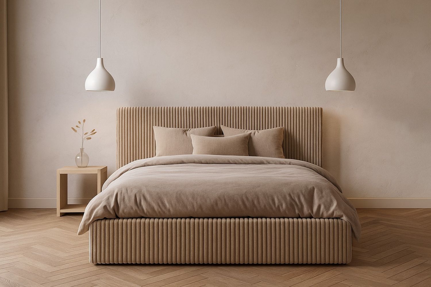 Tweepersoonsbed met opbergruimte