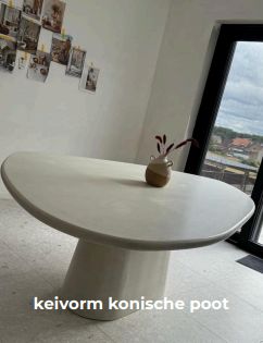 Eettafel keivorm