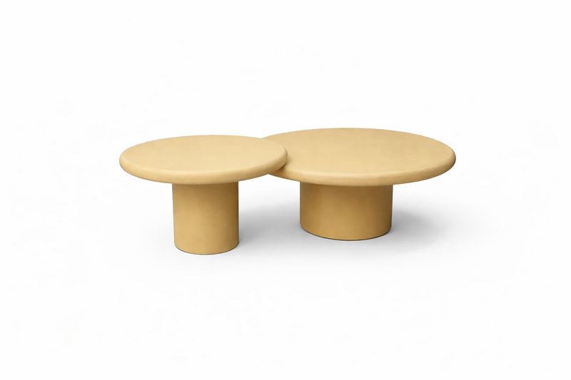 Salontafel set microcement Caramel