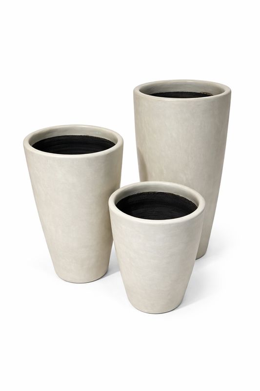 Tadelakt potten handgemaakt set van 3