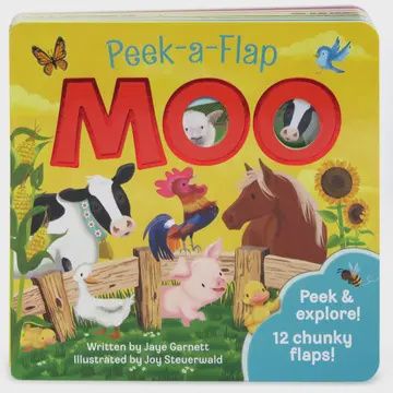 Moo Lift a Flap Farm Board Book