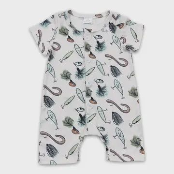 Fishing Short Sleeve Romper