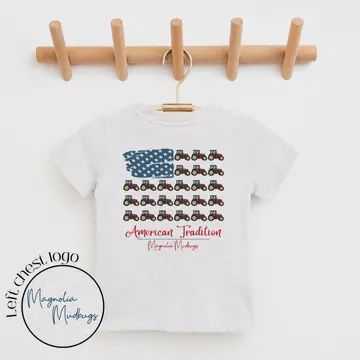 American Tradition Kids T-Shirt - Red Tractors