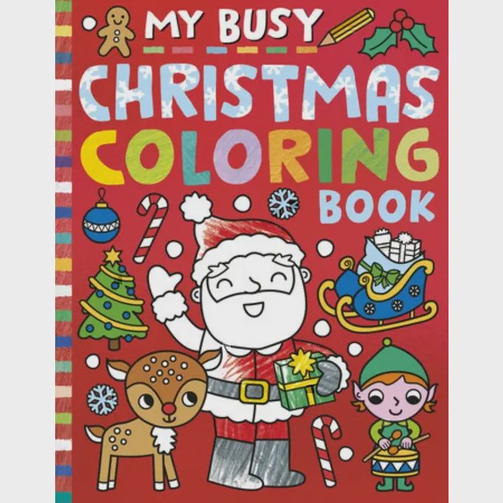 My Busy Christmas Coloring Book