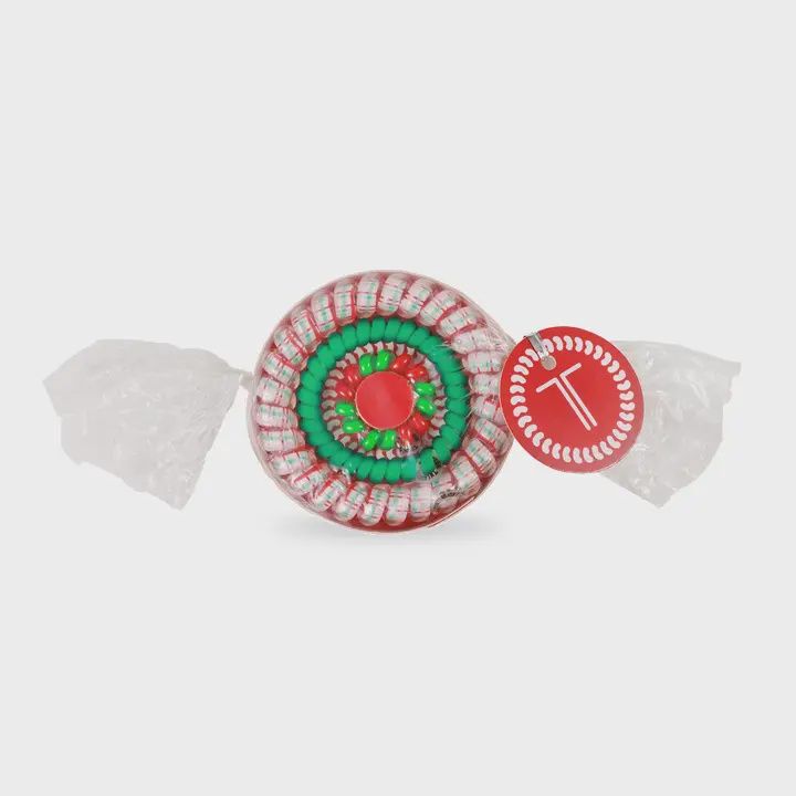 Holiday Clip and Coil Bundle, Design: Candy Hair Ties