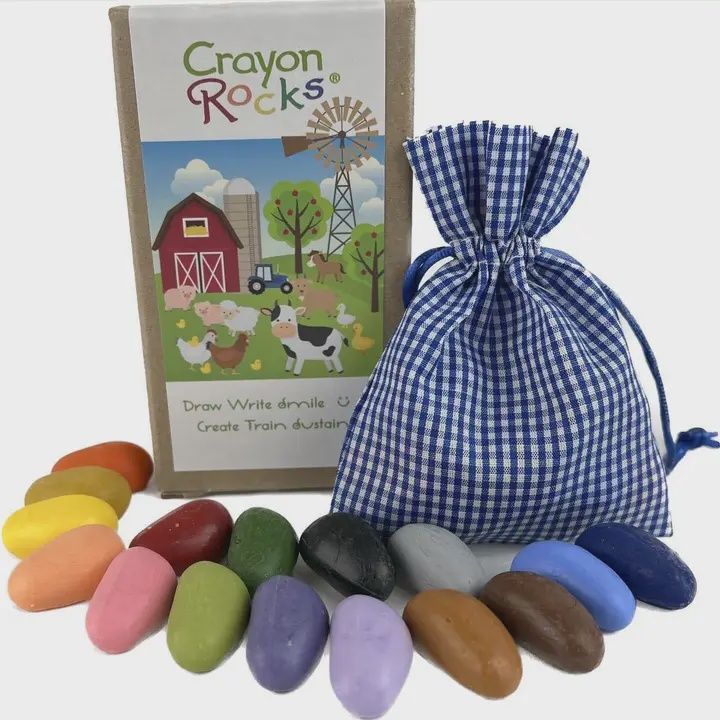 Crayon Rocks Barnyard Themed