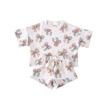 Shorts Set - Happy Bows