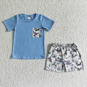 Boys Field Duck Hunting Short Set