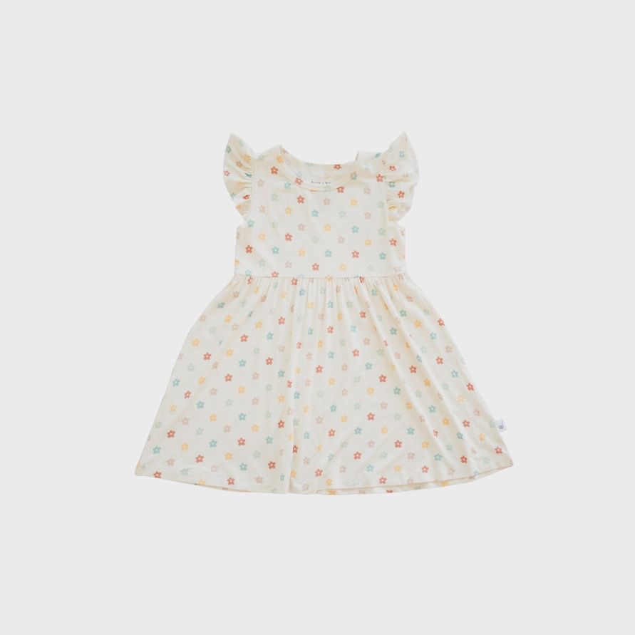 Bamboo Short Sleeve Twirl Dress