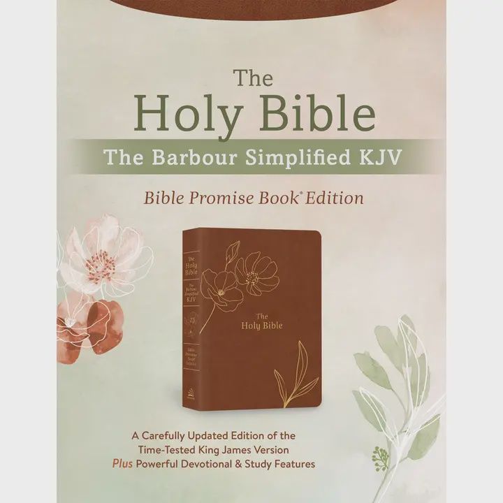 The Holy Bible: SKJV [Chestnut Floral]