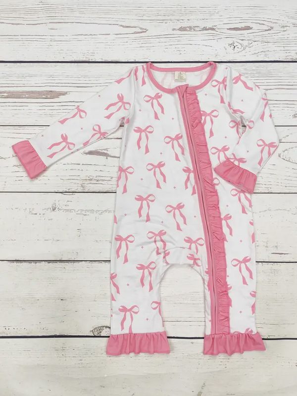 Baby Girls Pink Ballet Zip Sleeper