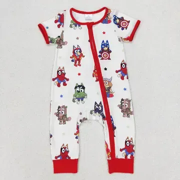 Baby Boy Bluey Hero Romper