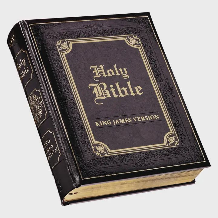 KJV Family Bible Faux Leather Dark Brown