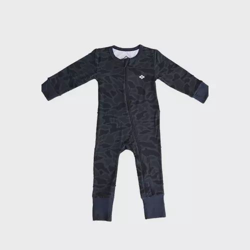 Baby Zip Up, Design: Black Camo, Size: NB