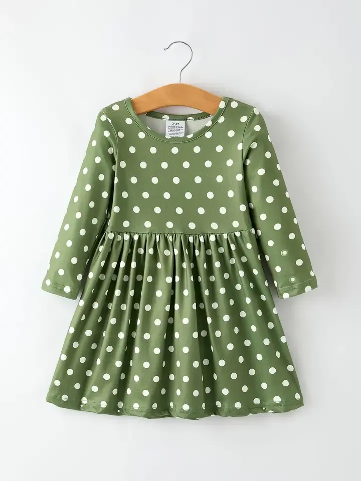 Fall Thanksgiving Long Sleeve Dress