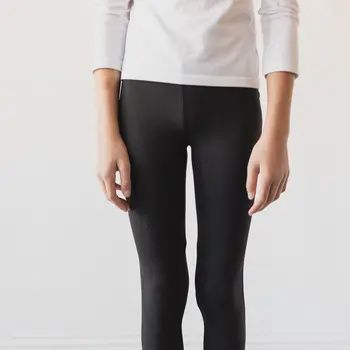 Girl's Leggings, Colour: Black, Size: 2T