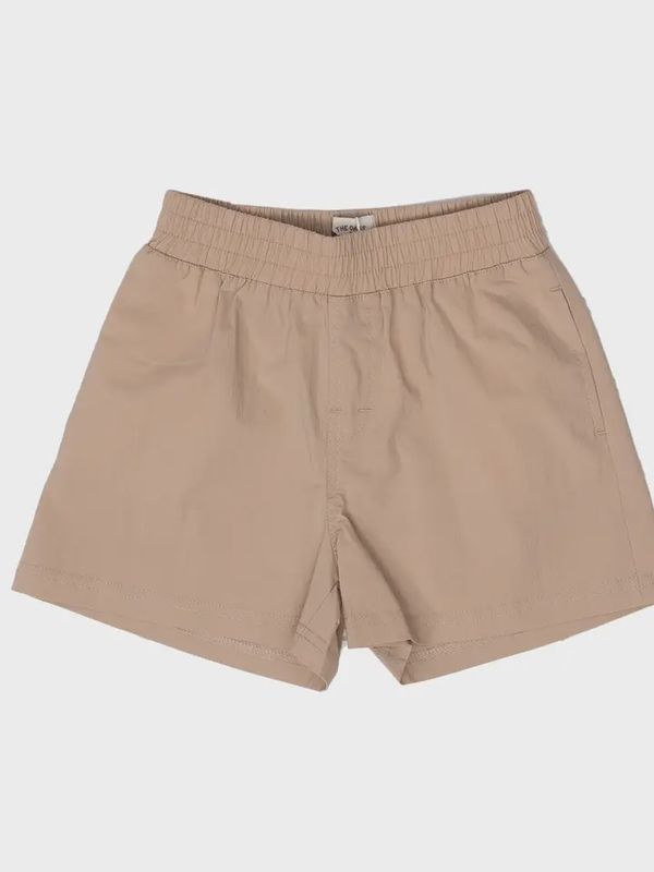 Boys Athletic Tan Shorts