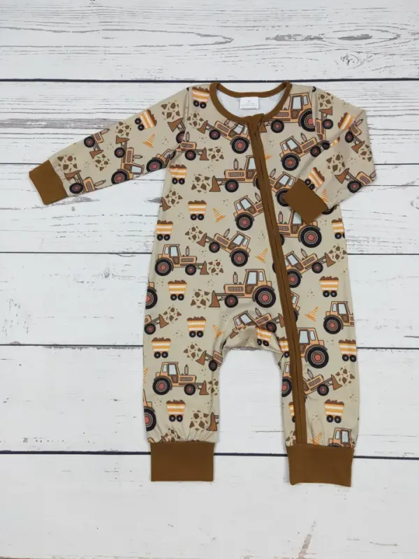 Brown Engineering Vehicles Zip Sleeper