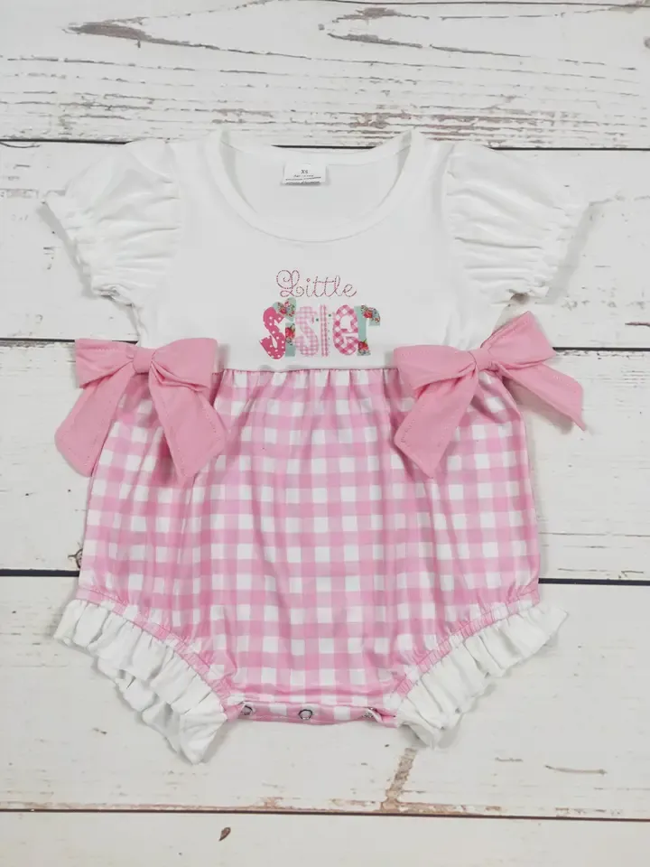 Little Sister Checkered Bubble