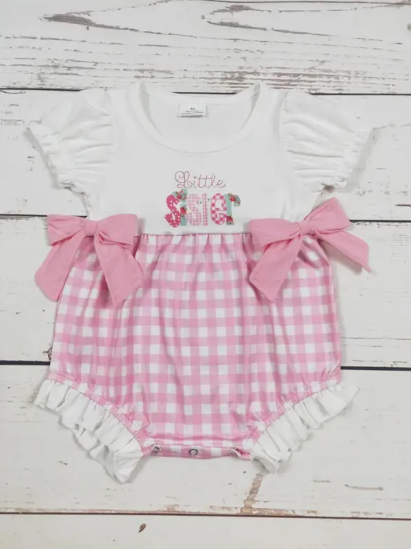 Little Sister Checkered Bubble