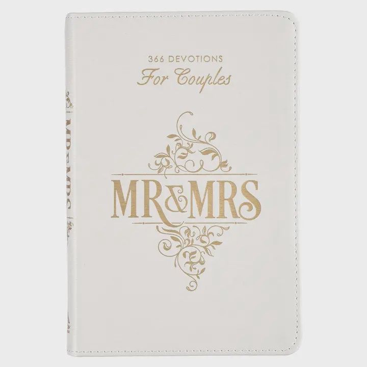 Devotional For Mr. &amp; Mrs. White Faux Leather