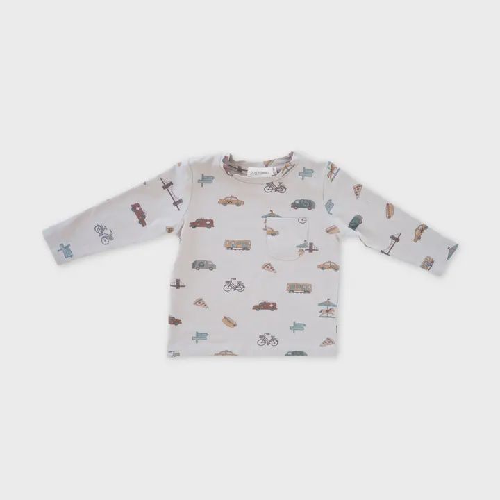 Charlie Long Sleeve Jersey Tee | City Vibes