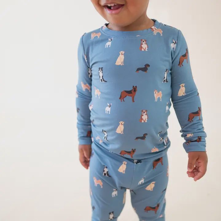 Bamboo 2-Piece Set | Blue Dog