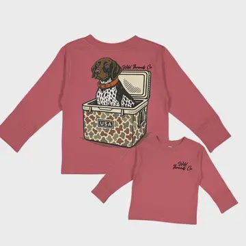 Hunting Dog Cooler Long Sleeve Tee