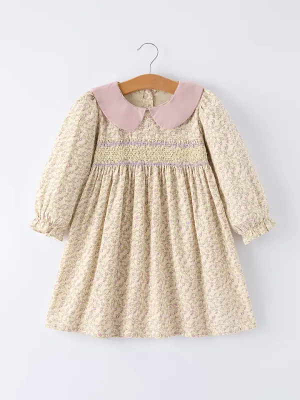 Toddler Girl Vintage Floral Dress