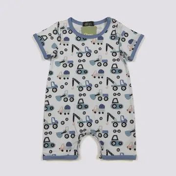 Work Zone Boy Romper