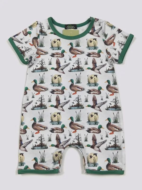 Sunset Mallard Boy Romper