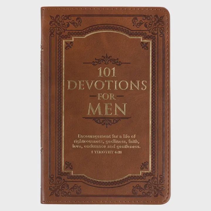 101 Devotions For Men Faux Leather