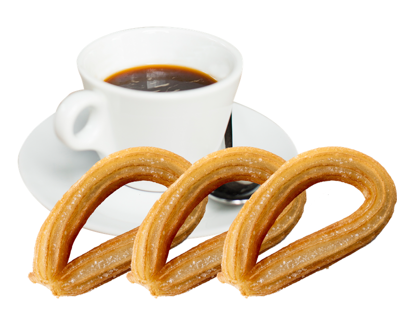 3 Churros + Café