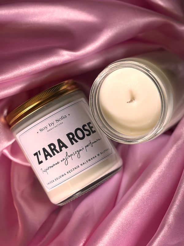 Świeca sojowa Z&#39;ARA ROSE