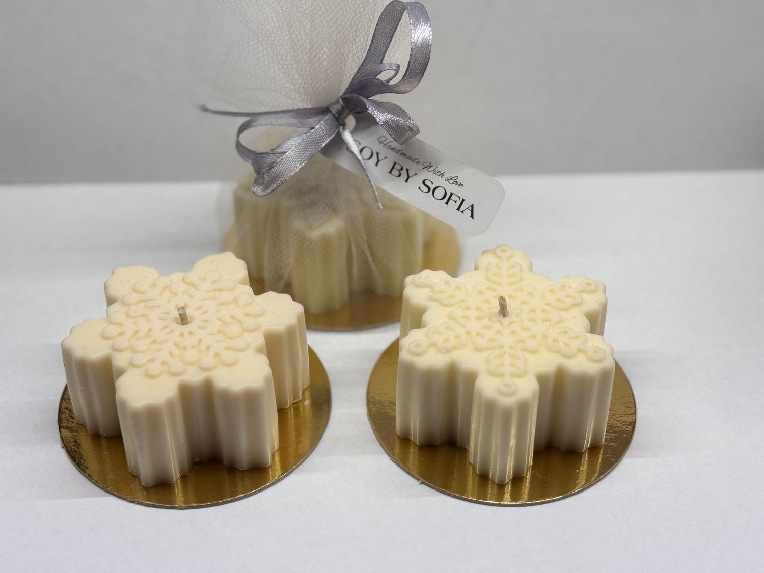 Świeca sojowa Śnieżynka