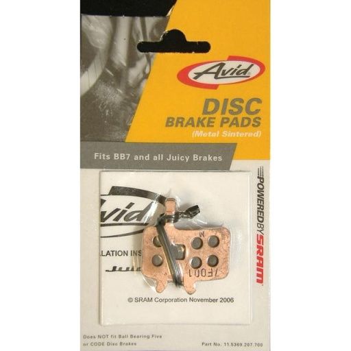bb7 metallic disc brake pads