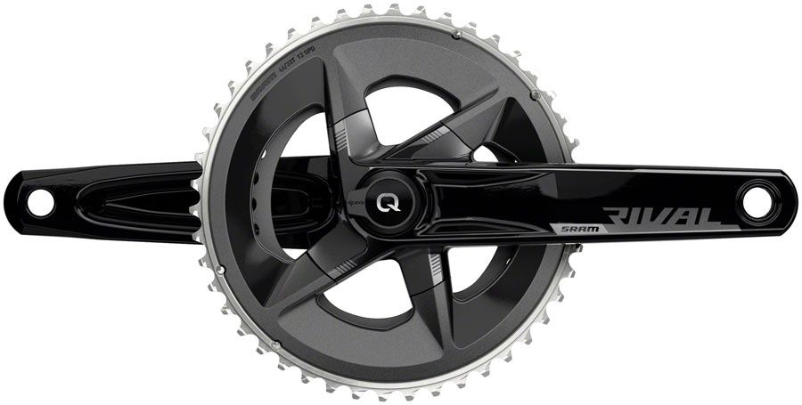SRAM Rival AXS Crankset with Quarq Power Meter - 175mm, 12-Speed, 48/35t