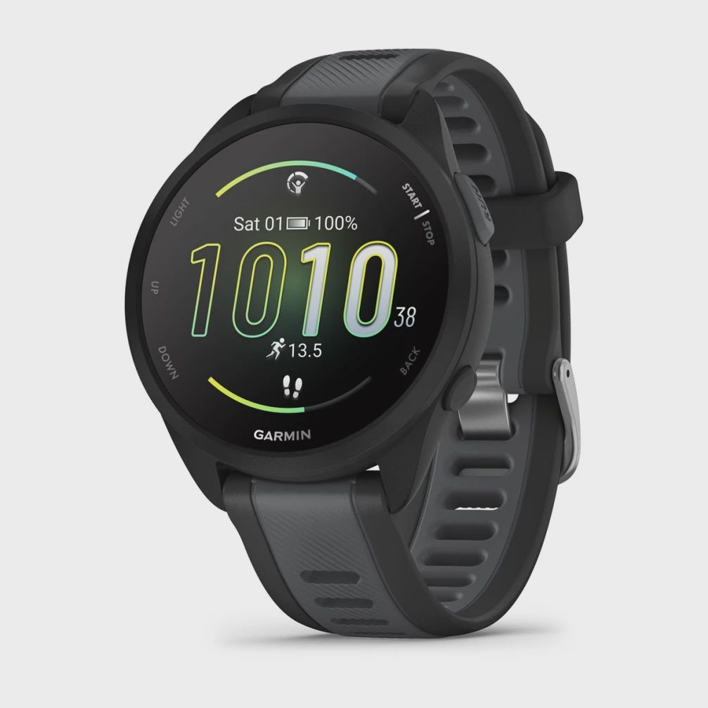 Forerunner® 165 Music Mist Gray/Whitestone