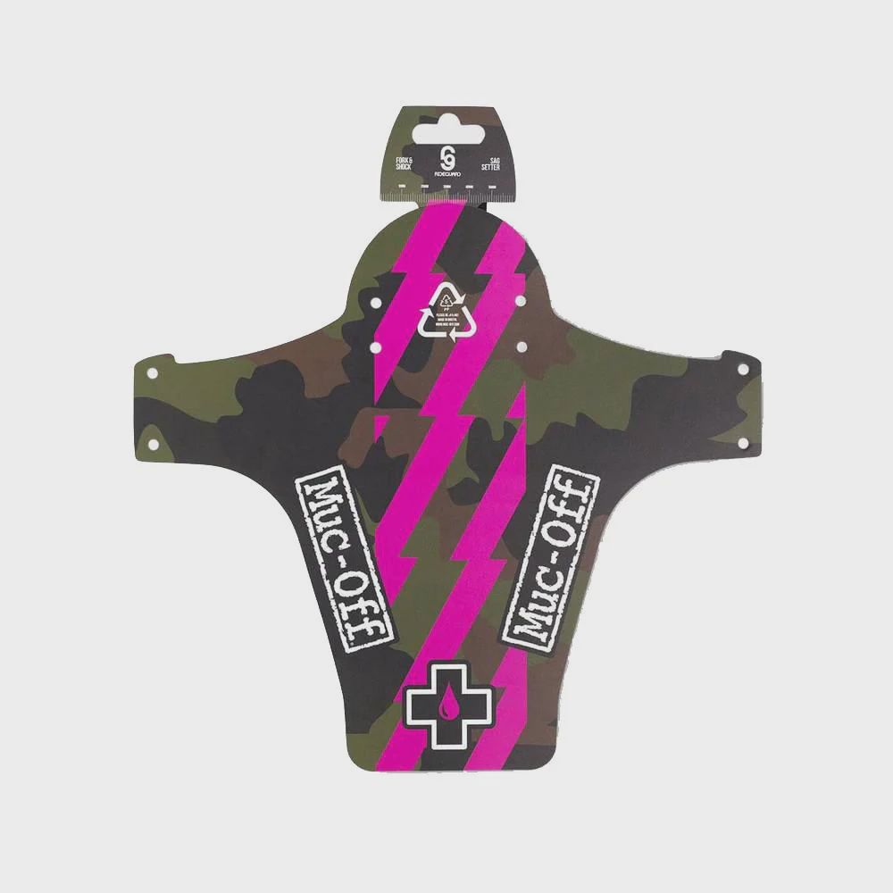 Muc-Off Front Fender Ride Guard, Color: Pink Camo