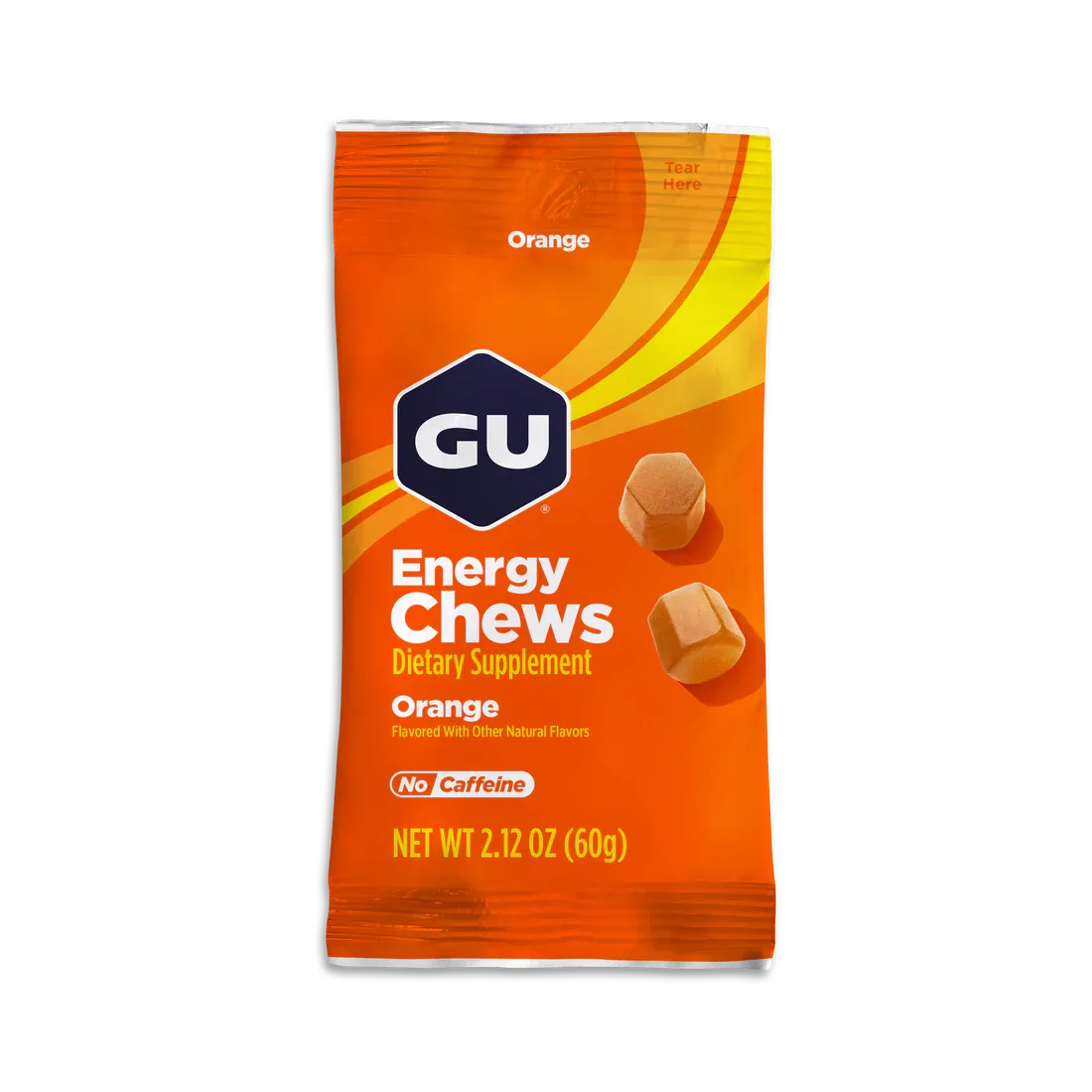Gu Energy Chews - Single Serving, FLAVOR: Orange