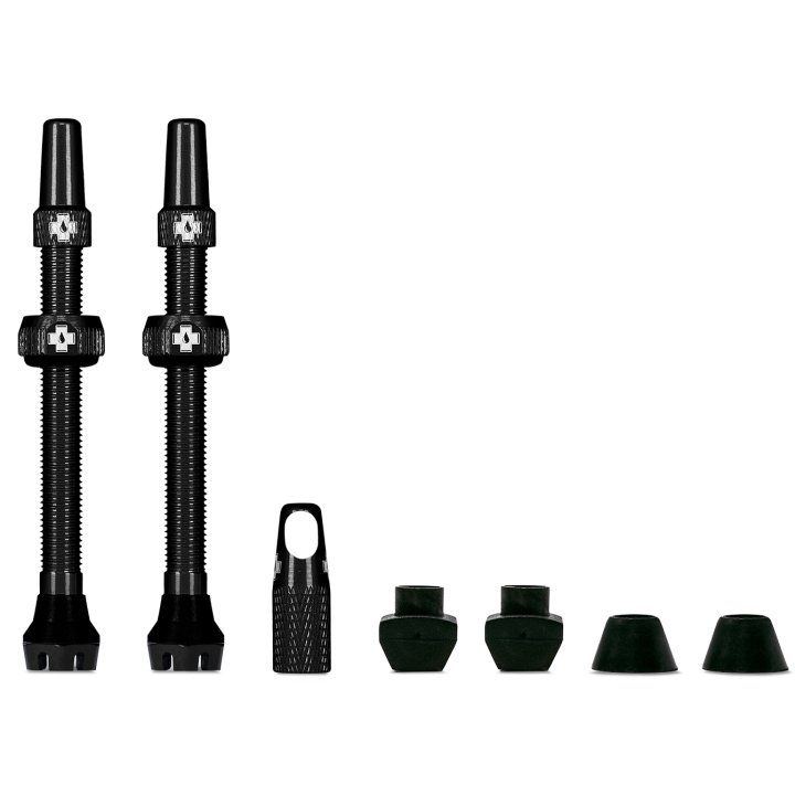 Muc-Off Tubeless Valves, Color: BLACK, Size: 60MM
