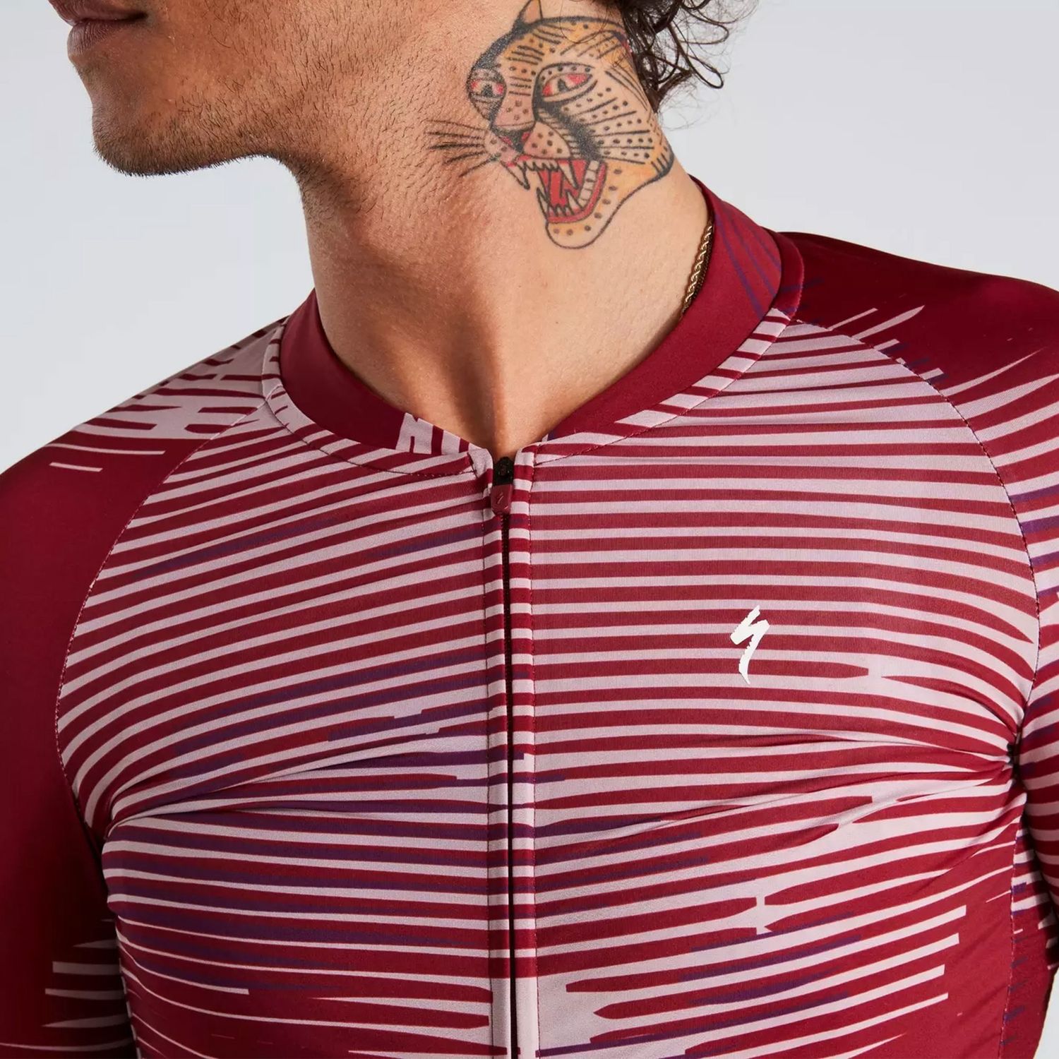 Specialized Men's SL Blur SS Jersey, Color: Maroon, Size: X-Large