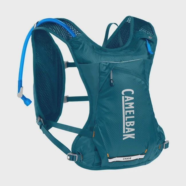 Chase Race 4 Hydration Vest with Crux 1.5L Reservoir, Color: Moroccan Blue